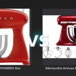 Vergleich: SMEG SMF05RDEU Rot vs KitchenAid Artisan Küchenmaschine 5KSM175PS Liebesapfelrot