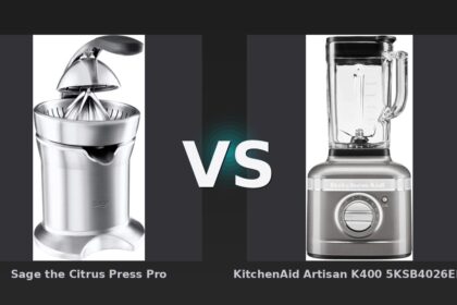 Vergleich: Sage the Citrus Press Pro vs KitchenAid Artisan K400 5KSB4026EMS Medaillon silber - Sage the Citrus vs KitchenAid Artisan K400: Der KI-Audit