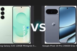 Vergleich: Samsung Galaxy S25 128GB Mintgrün 5G vs Google Pixel 10 Pro 256GB Grau 5G - Samsung Galaxy S25 vs Google Pixel 10: Der KI-Audit