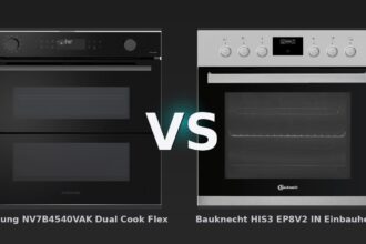Vergleich: Samsung NV7B4540VAK Dual Cook Flex vs Bauknecht HIS3 EP8V2 IN Einbauherd - Samsung NV7B4540VAK Dual vs Bauknecht HIS3 EP8V2: Der KI-Audit