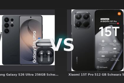 Vergleich: Samsung Galaxy S26 Ultra 256GB Schwarz 5G + Samsung Galaxy Buds4 Pro Schwarz vs Xiaomi 15T Pro 512 GB Schwarz 5G - Samsung Galaxy S26 vs Xiaomi 15T Schwarz: Der KI-Audit