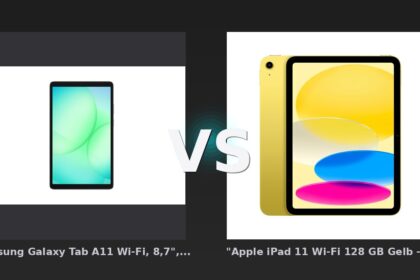 Vergleich: Samsung Galaxy Tab A11 Wi-Fi, 8,7", 128 GB Gray vs "Apple iPad 11 Wi-Fi 128 GB Gelb - 2025 (A16)" - Samsung Galaxy Tab A11 vs Apple iPad 11 (2025): Preiswerter Einstieg vs. Premium-Tablet