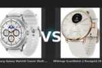 Vergleich: Samsung Galaxy Watch8 Classic Weiß 46 mm vs Withings ScanWatch 2 Roségold 38 mm - Samsung Galaxy Watch8 Classic vs. Withings ScanWatch 2: Premium-Smartwatch oder Hybrid-Gesundheitsuh