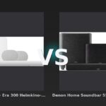 Vergleich: Sonos Arc Ultra + Era 300 Heimkino-Set Weiß vs Denon Home Soundbar 550 + Denon Home 250 Doppelpack Schwarz + Denon Home Subwoofer - Sonos Arc Ultra + Era 300 vs. Denon Home Soundbar 550 & Home 250 & Subwoofer: Heimkino-Syste