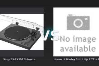 Vergleich: Sony PS-LX3BT Schwarz vs House of Marley Stir It Up 2 TT + Lautsprecher - Sony PS-LX3BT Schwarz vs House of Marley: Der KI-Audit