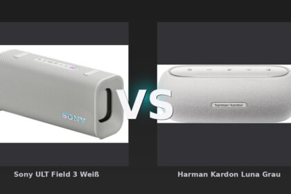 Vergleich: Sony ULT Field 3 Weiß vs Harman Kardon Luna Grau - Sony ULT Field 3 vs Harman Kardon Luna: Bassgewaltiger Outdoor-Riese gegen eleganten Kompaktbegleite