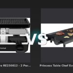 Vergleich: Tefal Plug & Share RE230812 - 2 Personen vs Princess Table Chef Economy Classic 43 x 23 cm - Tefal Plug & Share RE230812 vs Princess Table Chef Economy Classic 43x23 cm - Kompaktgrill Vergl