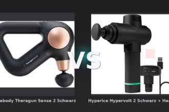 Vergleich: Therabody Theragun Sense 2 Schwarz vs Hyperice Hypervolt 2 Schwarz + Heated Head - Therabody Theragun Sense vs Hyperice Hypervolt 2: Der KI-Audit