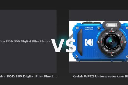 Vergleich: Yashica FX-D 300 Digital Film Simulation Kamera vs Kodak WPZ2 Unterwasserkam BL - Yashica FX-D 300 vs Kodak WPZ2: Retro-Charme trifft Outdoor-Robustheit