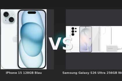Vergleich: iPhone 15 128GB Blau vs Samsung Galaxy S26 Ultra 256GB Weiß 5G + Komplettes Zubehörset - iPhone 15 Blau vs Samsung Galaxy S26: Der KI-Audit