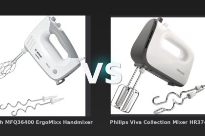 Vergleich: Bosch MFQ36400 ErgoMixx Handmixer vs Philips Viva Collection Mixer HR3740/00 - Bosch MFQ36400 gegen Philips HR3740: Mehr Power oder besserer Preis?