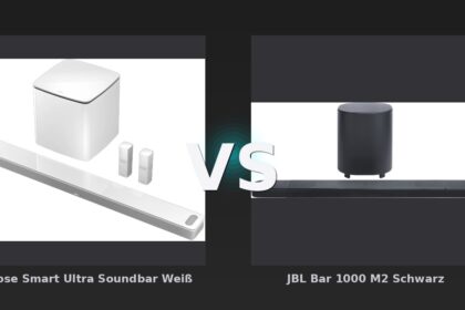 Vergleich: Bose Smart Ultra Soundbar Weiß vs JBL Bar 1000 M2 Schwarz - Bose Smart Ultra Soundbar vs JBL Bar 1000 M2: Klanggewaltiger Heimkino-Sound trifft auf smarte Kompa
