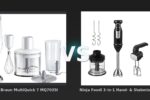 Vergleich: Braun MultiQuick 7 MQ7035I vs Ninja Foodi 3-in-1 Hand- & Stabmixer Set | CI100EU | von SharkNinja - Braun MultiQuick 7 MQ7035I vs Ninja Foodi 3-in-1 CI100EU: Welcher Stabmixer bietet mehr Wert?