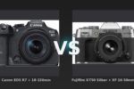 Vergleich: Canon EOS R7 + 18-150mm vs Fujifilm X-T50 Silber + XF 16-50mm f/2.8-4.8 R LM WR - Canon EOS R7 vs. Fujifilm X-T50: Kit-Kampf der APS-C Königinnen
