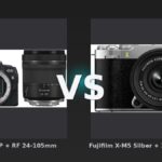Vergleich: Canon EOS RP + RF 24-105mm vs Fujifilm X-M5 Silber + XC 15-45mm f/3.5-5.6 OIS PZ - Canon EOS RP vs. Fujifilm X-M5: Vollformat-Kompakt vs. leichter APS-C-Allrounder im Kit-Vergleich