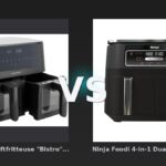 Vergleich: GreenPan Heißluftfritteuse "Bistro" 2 Körbe á 4 l, schwarz vs Ninja Foodi 4-in-1 Dual Zone Heißluftfritteuse 7,6 L | AF200EU | von SharkNinja - GreenPan Bistro vs Ninja Foodi Dual Zone: Heißluftfritteusen im Vergleich