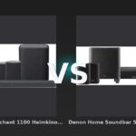 Vergleich: Harman Kardon Enchant 1100 Heimkino-Set vs Denon Home Soundbar 550 Heimkino-Set - Harman Kardon Enchant 1100 vs Denon Home Soundbar 550: Komplettset mit Rear Speakern dominiert