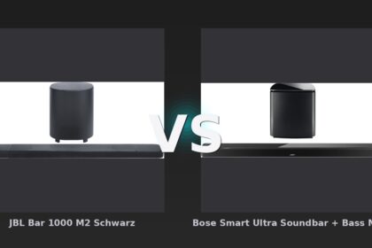 Vergleich: JBL Bar 1000 M2 Schwarz vs Bose Smart Ultra Soundbar + Bass Module 700 Schwarz - JBL Bar 1000 M2 vs Bose Smart Ultra + Bass Module 700: Der Preis-Leistungs-Sieger
