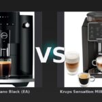 Vergleich: JURA E4 Piano Black (EA) vs Krups Sensation Milk M50 EA9129 - JURA E4 vs. Krups Sensation Milk M50: Basisvollautomat gegen Milchkaffee-Spezialist