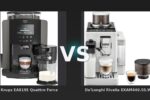 Vergleich: Krups EA819E Quattro Force vs De'Longhi Rivelia EXAM440.55.W - Krups EA819E Quattro Force vs De'Longhi Rivelia EXAM440.55.W: Zwei Wege zum Kaffeegenuss