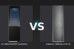 Vergleich: LG GBG5160CEV InstaView vs Liebherr CBNbda 572i-22 - LG InstaView vs. Liebherr CBNbda – Großer Kühlschrank-Vergleich: Preiswertes Design oder effiziente
