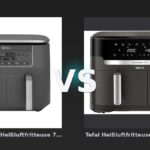 Vergleich: Ninja Dual Zone Heißluftfritteuse 7,6 L | DZ300EU | von SharkNinja vs Tefal Heißluftfritteuse "Dual Easy Fry XXL EY942H" 11 l, anthrazit - Ninja DZ300EU vs Tefal EY942H: Der Dual-Zone-Airfryer-Vergleich 2026