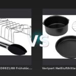 Vergleich: Philips Airfryer HD9921/00 Frühstücksset vs Veripart Heißluftfritteuse Zubehörset 3-teilig - Philips Airfryer Frühstücksset vs. Veripart Zubehörset 3-teilig: Zubehör für Heißluftfritteusen im V