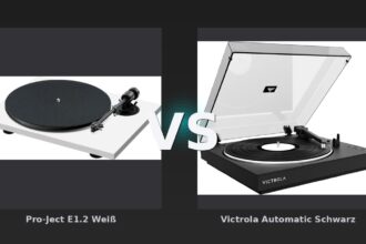 Vergleich: Pro-Ject E1.2 Weiß vs Victrola Automatic Schwarz - Pro-Ject E1.2 vs Victrola Automatic: Automatik oder manuelle Präzision? Einsteiger-Plattenspieler im