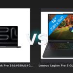 Vergleich: RP // Apple MacBook Pro 14'' M4 Pro 12-Core CPU 16-Core GPU - 512GB - 24GB Space Schwarz vs Lenovo Legion Pro 5 OLED 16ADR10 - 16" - AMD Ryzen 7 - 32GB RAM/1TB SSD - RTX 5060 - Apple MacBook Pro 14 M4 Pro vs Lenovo Legion Pro 5: Kreativ-Laptop gegen Gaming-Kraftpaket