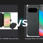 Vergleich: Samsung Galaxy A57 128GB Grau 5G Enterprise Edition + Basis-Zubehörset vs Google Pixel 10 128GB Schwarz 5G - Samsung Galaxy A57 Enterprise vs Google Pixel 10: Business-Smartphone im Duell