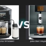 Vergleich: Siemens EQ700 TP7X5BM7 vs JURA ENA 5 Night Inox (EA) - Siemens EQ700 vs. JURA ENA 5: Vollautomat im Duell – Komfort trifft auf Kompaktheit