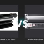 Vergleich: Tefal OptiGrill Elite XL GC760D vs Braun MultiGrill 9 Pro CG9160 - Tefal OptiGrill Elite XL GC760D vs. Braun MultiGrill 9 Pro CG9160: Flexibilität siegt über Fläche