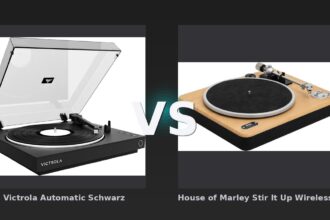 Vergleich: Victrola Automatic Schwarz vs House of Marley Stir It Up Wireless 2 - Victrola Automatic Schwarz vs. House of Marley Stir It Up Wireless 2: Komfort trifft Nachhaltigkeit