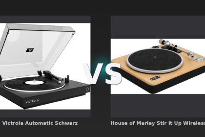 Vergleich: Victrola Automatic Schwarz vs House of Marley Stir It Up Wireless 2 - Victrola Automatic Schwarz vs. House of Marley Stir It Up Wireless 2: Komfort trifft Nachhaltigkeit