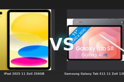 Vergleich: iPad 2025 11 Zoll 256GB vs Samsung Galaxy Tab S11 11 Zoll 128GB Wi-Fi Grau - iPad 2025 vs Samsung Galaxy Tab S11: Zwei Tablets im Preisduell