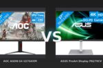 Vergleich: AOC AGON G4 U27G4XM vs ASUS ProArt Display PA279CV - Gaming vs. Profi: AOC AGON G4 U27G4XM gegen ASUS ProArt PA279CV