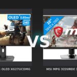Vergleich: ASUS ROG Strix OLED XG27UCDMG vs MSI MPG 322URDE X24 QD-OLED - ASUS ROG Strix OLED XG27UCDMG vs. MSI MPG 322URDE X24 QD-OLED – 4K-OLED-Duell der Giganten
