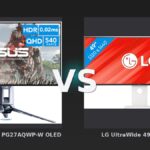Vergleich: ASUS ROG Swift PG27AQWP-W OLED vs LG UltraWide 49U950A-W - ASUS ROG Swift PG27AQWP-W OLED vs LG UltraWide 49U950A-W: Gaming-Geschwindigkeit trifft auf Produkti