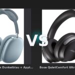 Vergleich: Apple AirPods Max Dunkelblau + Apple USB-C-Ladegerät 20 W vs Bose QuietComfort Ultra Headphones Schwarz + Ladegerät - Apple AirPods Max vs. Bose QuietComfort Ultra – Der Over-Ear-ANC-Vergleich 2026
