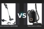 Vergleich: Bosch Unlimited 9 BBS931WBA vs Miele Guard L1 AllFloor - Bosch Unlimited 9 vs Miele Guard L1: Kabellose Staubsauger im Vergleich