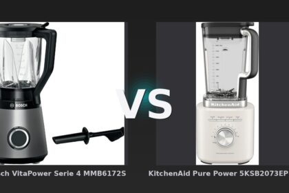 Vergleich: Bosch VitaPower Serie 4 MMB6172S vs KitchenAid Pure Power 5KSB2073EPL Porcelain White - Bosch VitaPower Serie 4 vs KitchenAid Pure Power: Der Standmixer-Vergleich