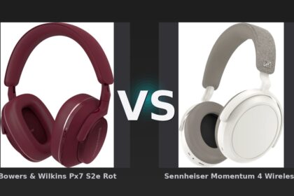 Vergleich: Bowers & Wilkins Px7 S2e Rot vs Sennheiser Momentum 4 Wireless - B&W Px7 S2e vs. Sennheiser Momentum 4: Klangriese trifft auf Akku-König