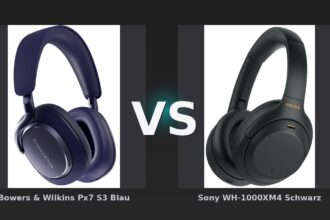 Vergleich: Bowers & Wilkins Px7 S3 Blau vs Sony WH-1000XM4 Schwarz - Bowers & Wilkins Px7 S3 vs Sony WH-1000XM4: ANC-Kopfhörer im Vergleich