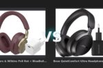 Vergleich: Bowers & Wilkins Px8 Rot + BlueBuilt Power-Delivery-Ladegerät mit USB-C-Port 20 W Weiß vs Bose QuietComfort Ultra Headphones Schwarz + Ladegerät - Bowers & Wilkins Px8 vs Bose QuietComfort Ultra: ANC-Kopfhörer im Bundle-Vergleich