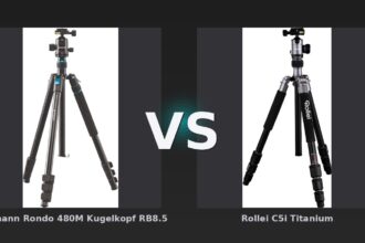 Vergleich: Cullmann Rondo 480M Kugelkopf RB8.5 vs Rollei C5i Titanium - Cullmann Rondo 480M vs. Rollei C5i Titanium: Kugelkopf-Vergleich