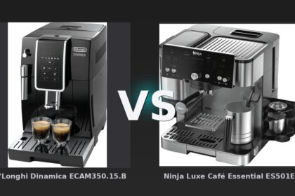 Vergleich: De'Longhi Dinamica ECAM350.15.B vs Ninja Luxe Café Essential ES501EU - De'Longhi Dinamica ECAM350.15.B vs Ninja Luxe Café Essential ES501EU – Vollautomaten im Vergleich