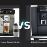 Vergleich: De'Longhi Eletta Explore ECAM450.86.T Titan vs JURA E8 Cosmic Black (ED) - De'Longhi Eletta Explore vs. JURA E8: Ein technischer Vergleich zweier Vollautomaten-Kaliber