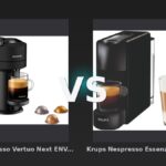 Vergleich: De'Longhi Nespresso Vertuo Next ENV120.BM + Pierre Milchaufschäumer vs Krups Nespresso Essenza Mini XN1118 Schwarz + Milchaufschäumer - Nespresso-Kapselmaschinen im Vergleich: De'Longhi Vertuo Next vs. Krups Essenza Mini