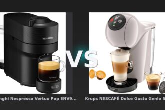 Vergleich: De'Longhi Nespresso Vertuo Pop ENV90.B vs Krups NESCAFÉ Dolce Gusto Genio S KP243A - De'Longhi Nespresso Vertuo Pop vs. Krups Dolce Gusto Genio S: Kapselkrieg der Systeme