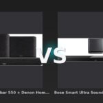 Vergleich: Denon Home Soundbar 550 + Denon Home 250 Doppelpack Schwarz vs Bose Smart Ultra Soundbar + Bass Module 500 Schwarz - Denon Home Soundbar 550 Bundle vs. Bose Smart Ultra Soundbar Bundle: Der Soundbar-Vergleich